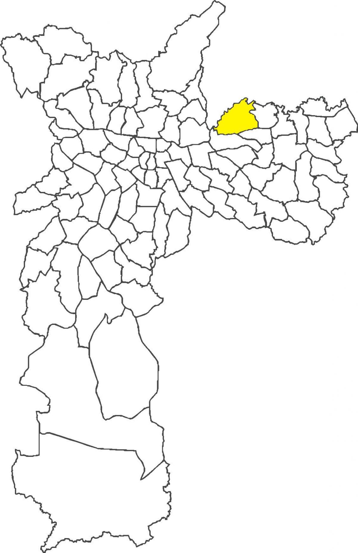 Zemljevid Cangaíba okrožno