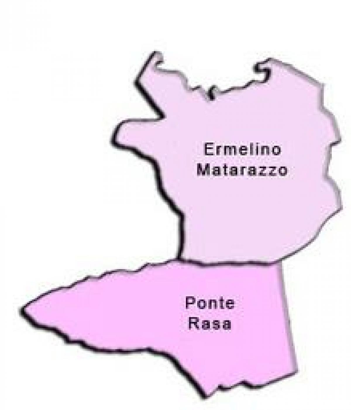 Zemljevid Ermelino Matarazzo sub-prefekturi