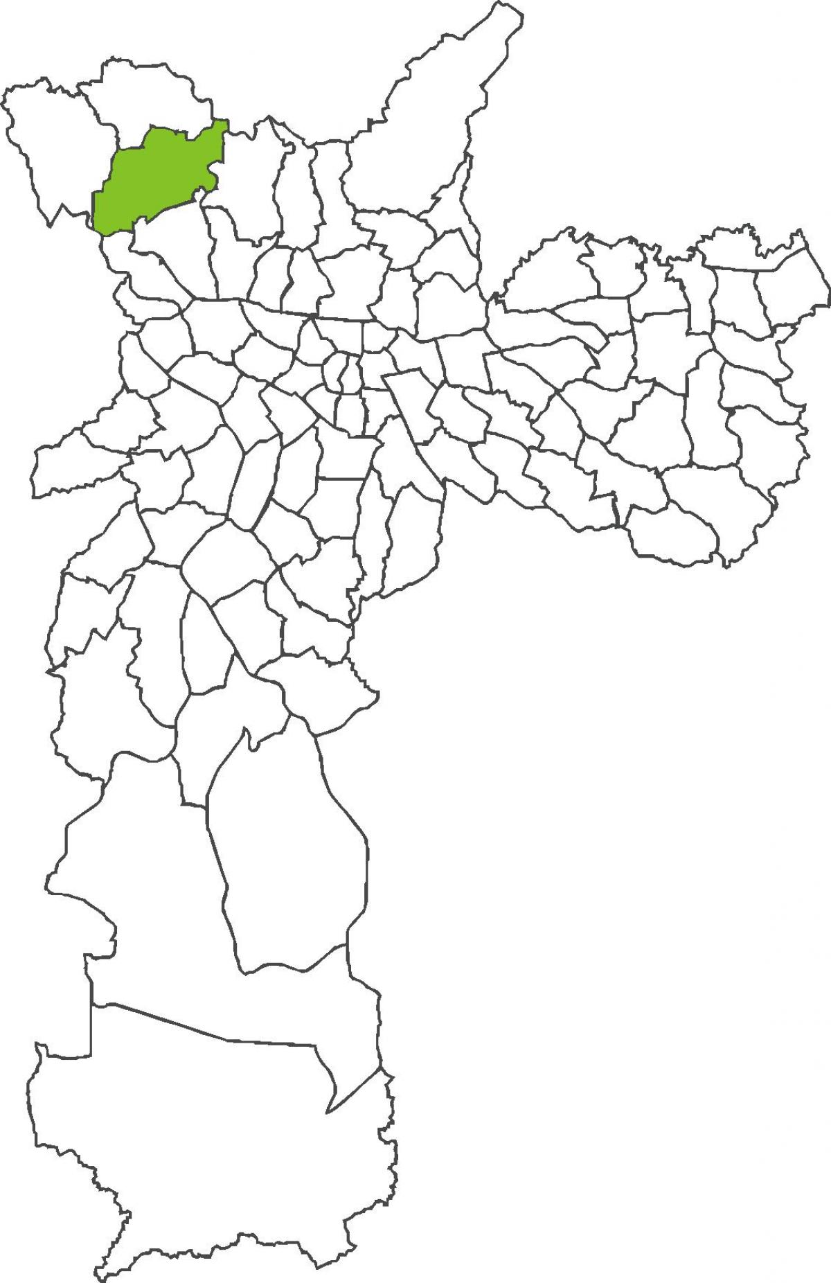 Zemljevid Jaraguá okrožno