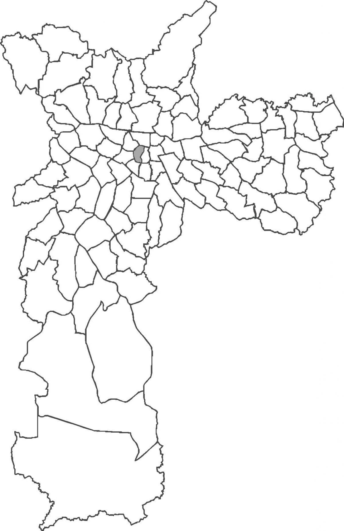 Zemljevid República okrožno