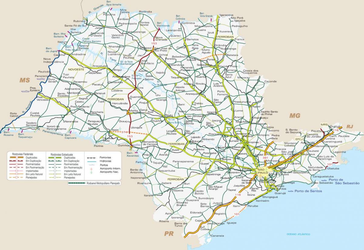 Zemljevid SP prevoz