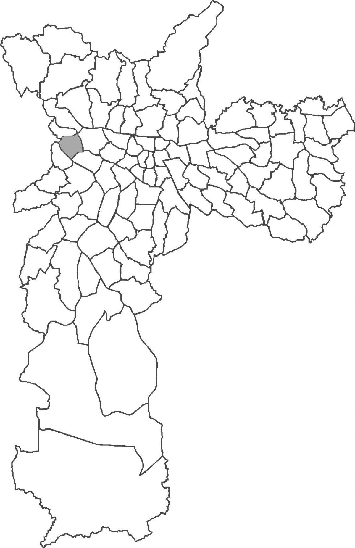 Zemljevid Vila Leopoldina okrožno