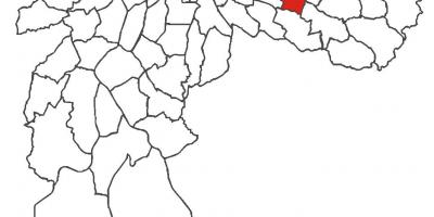 Zemljevid Aricanduva okrožno