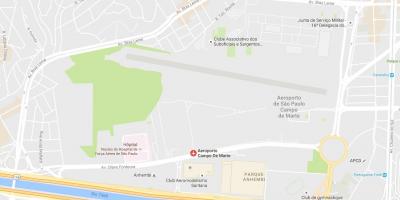 Zemljevid Campo de Marte letališče