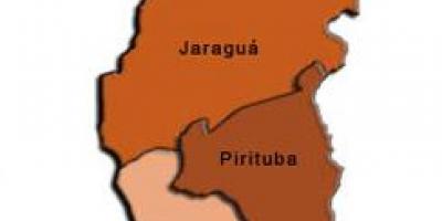 Zemljevid Pirituba-Jaraguá sub-prefekturi