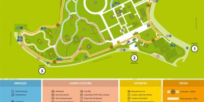 Zemljevid Villa-Lobos park