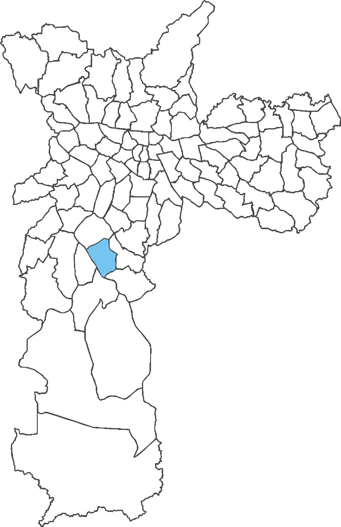 Zemljevid Campo Grande okrožno
