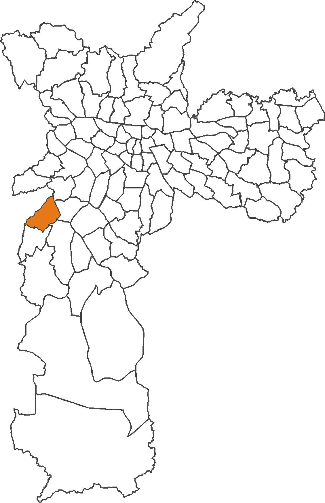 Zemljevid Campo Limpo okrožno
