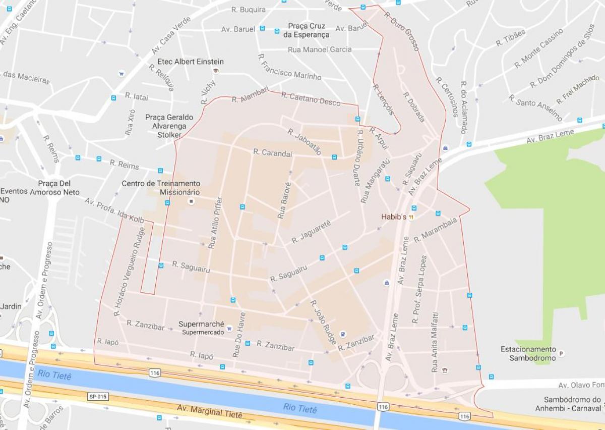 Zemljevid Casa Otoki Sao Paulo