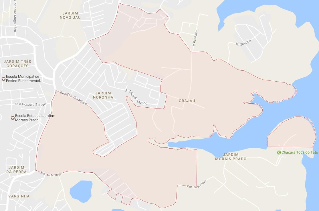 Zemljevid Grajaú São Paulo