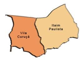 Zemljevid Itaim Paulista - Vila Curuçá sub-prefekturi