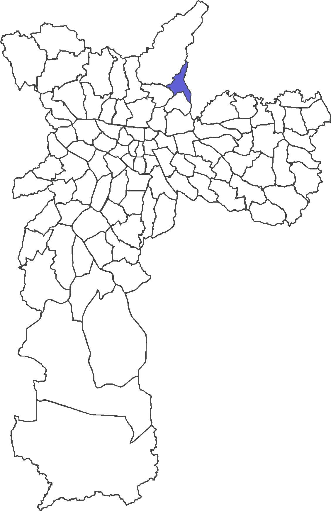 Zemljevid Jaçanã okrožno