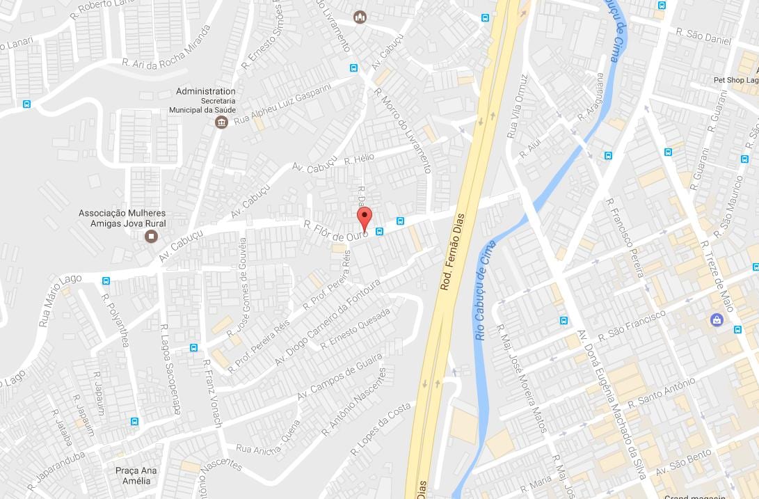 Zemljevid Jaçanã São Paulo
