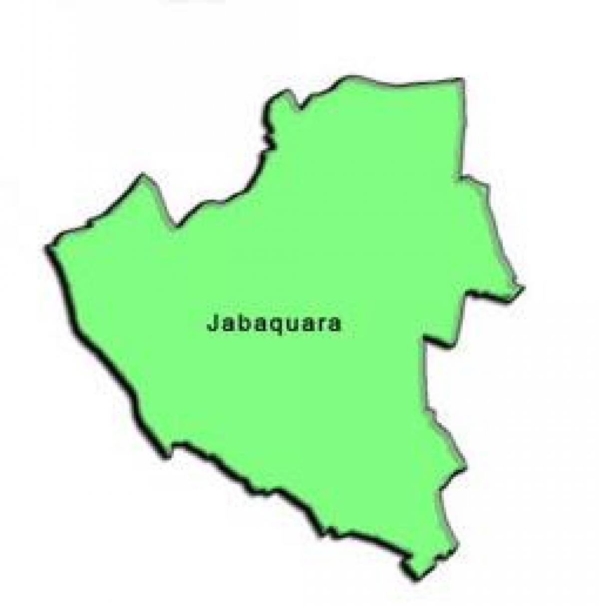 Zemljevid Jabaquara sub-prefekturi