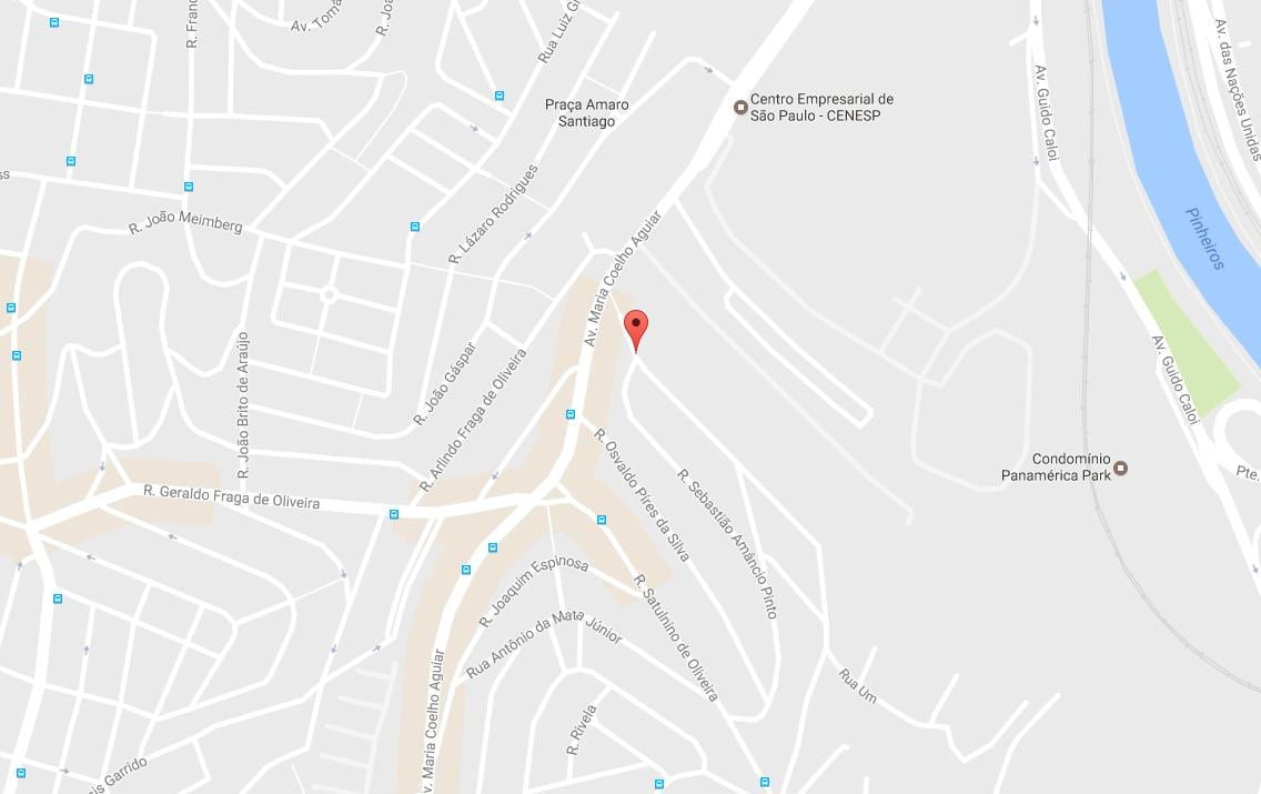 Zemljevid Jardim Sao Luis São Paulo