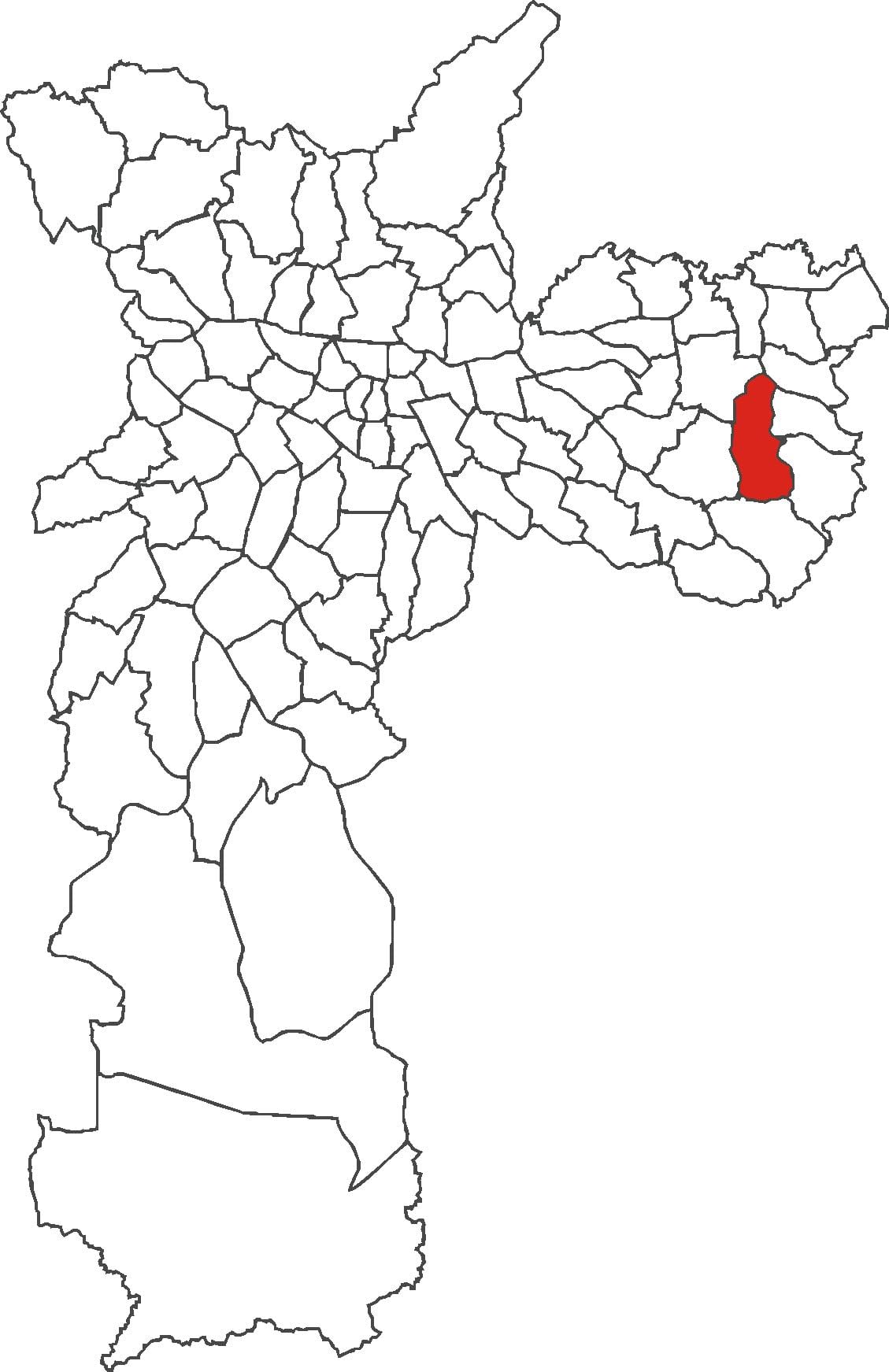Zemljevid José Bonifácio okrožno