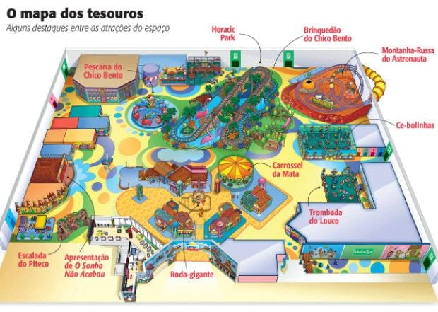 Zemljevid Monica São Paulo park