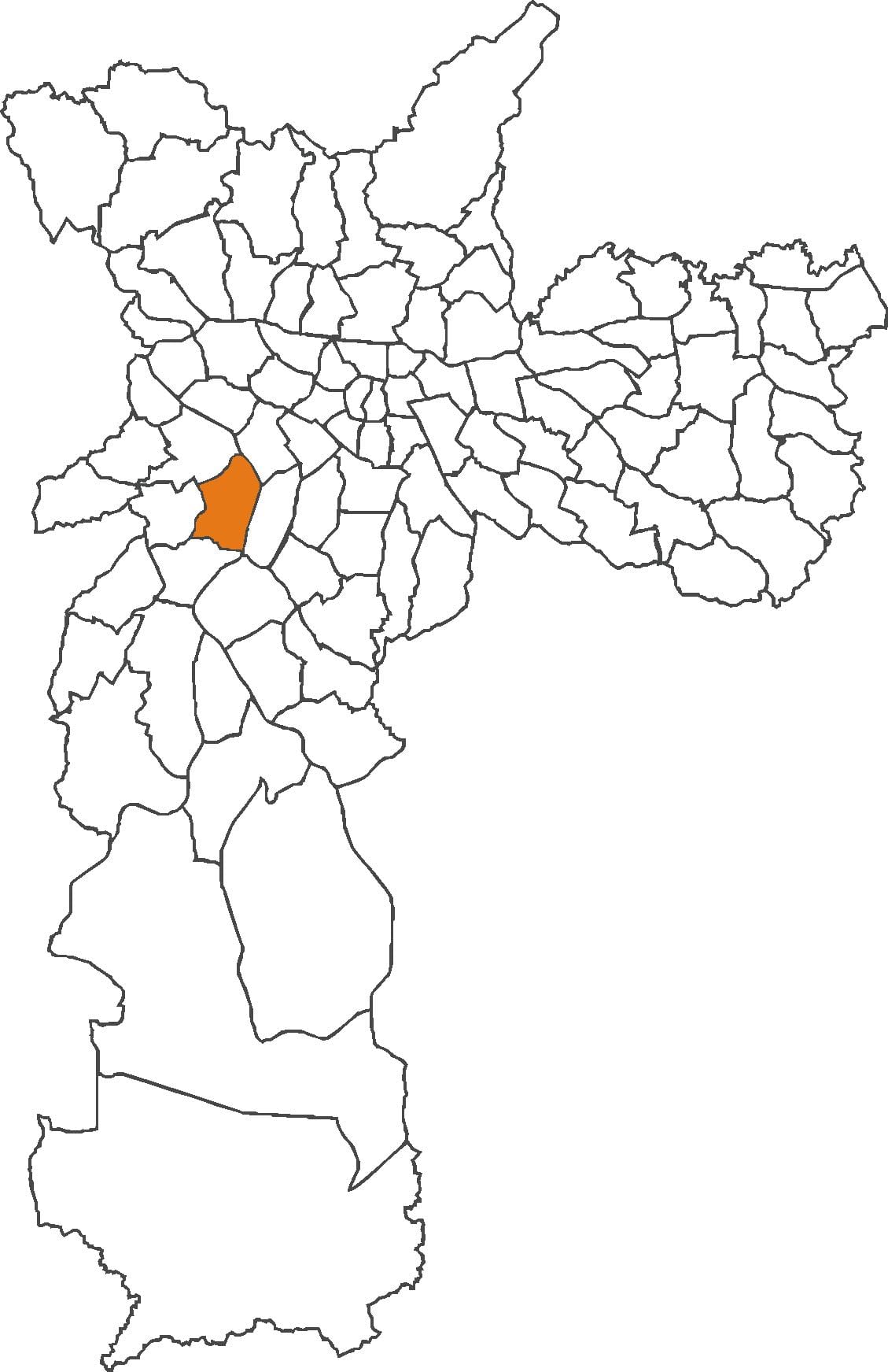 Zemljevid Morumbi okrožno