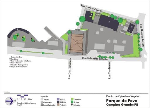 Zemljevid Povo São Paulo Park