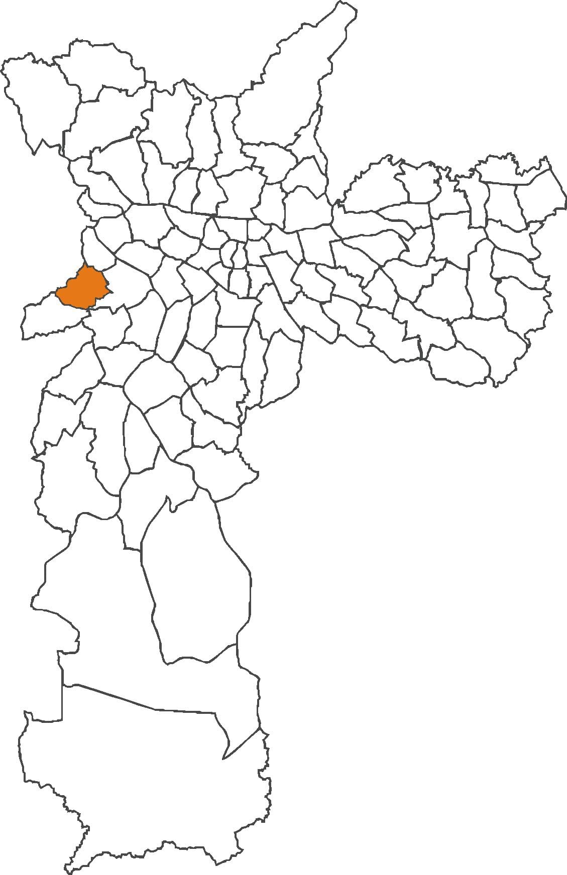 Zemljevid Rio Pequeno okrožno