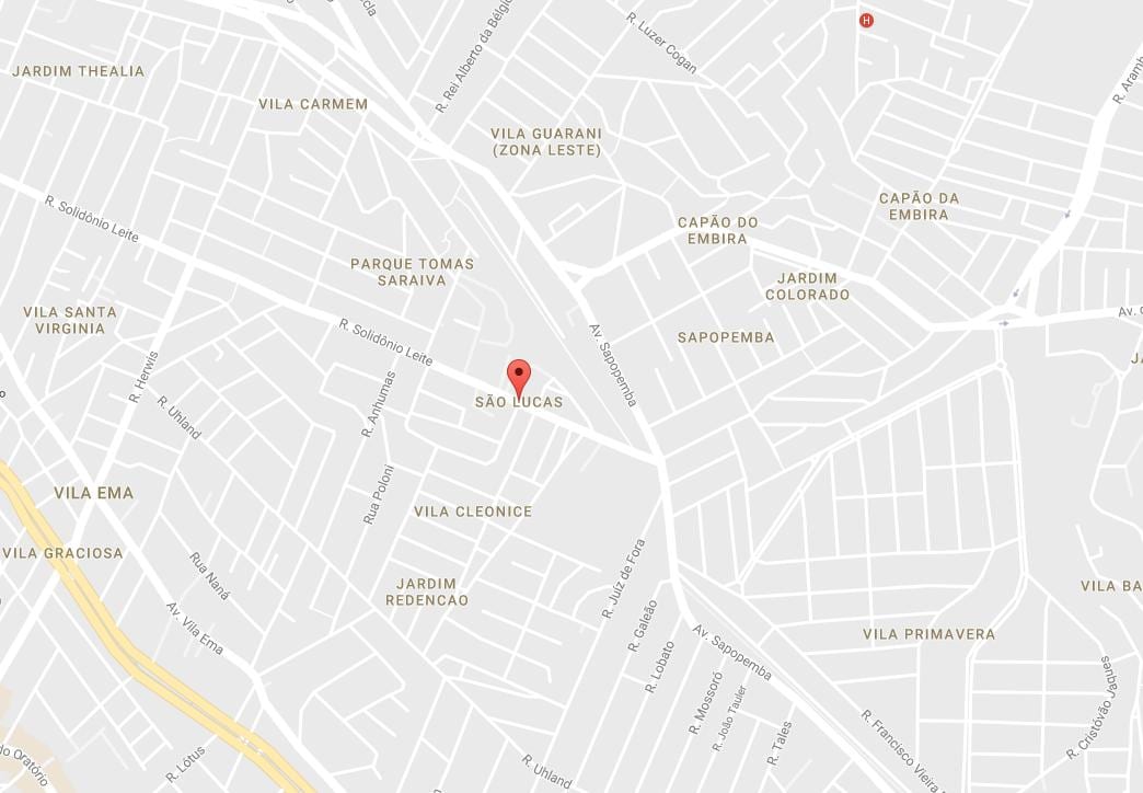 Zemljevid São Lucas São Paulo