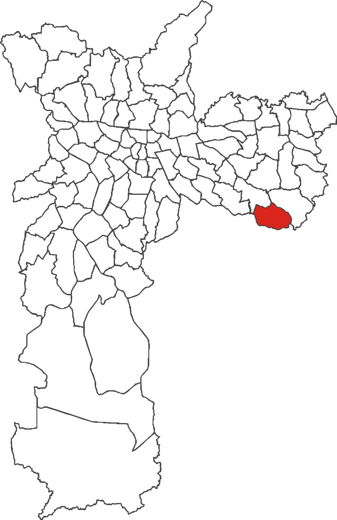 Zemljevid São Rafael okrožno
