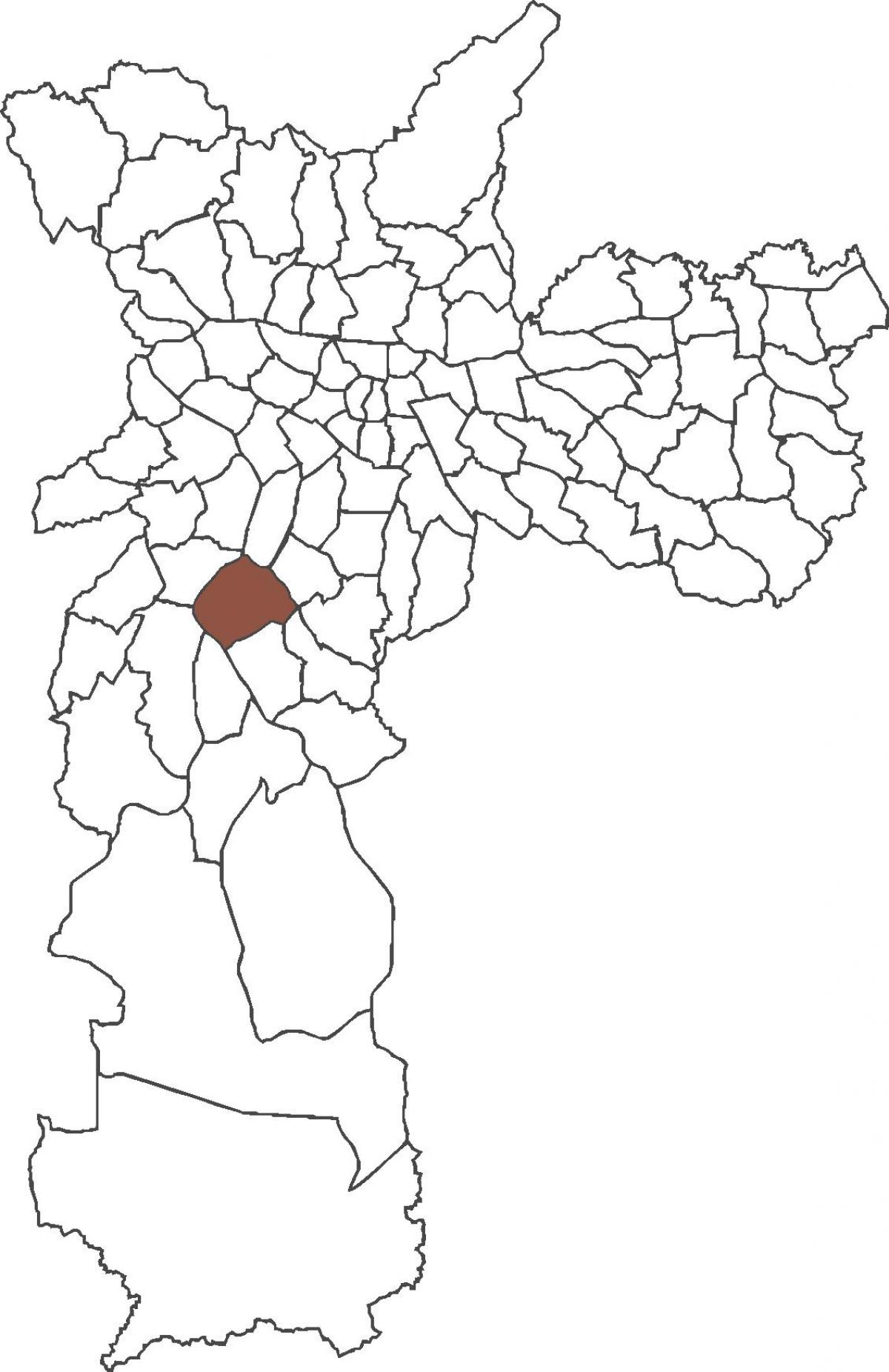 Zemljevid Santo Amaro okrožno