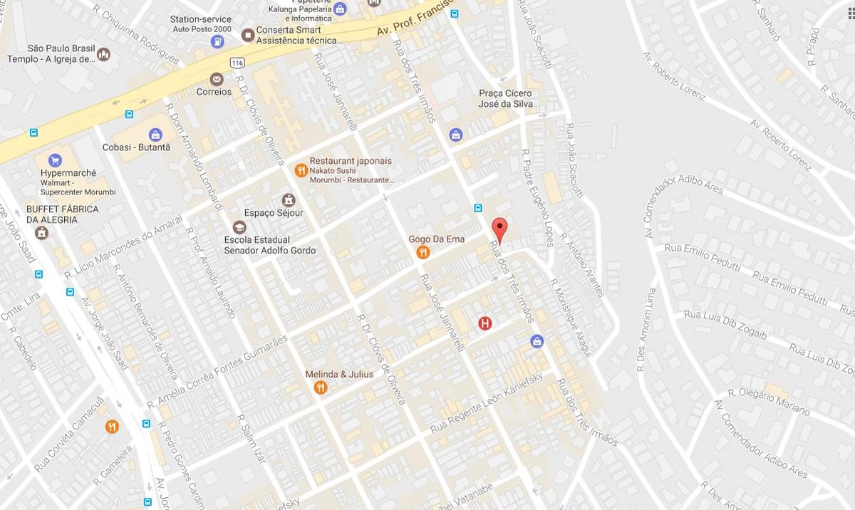 Zemljevid Socorro São Paulo