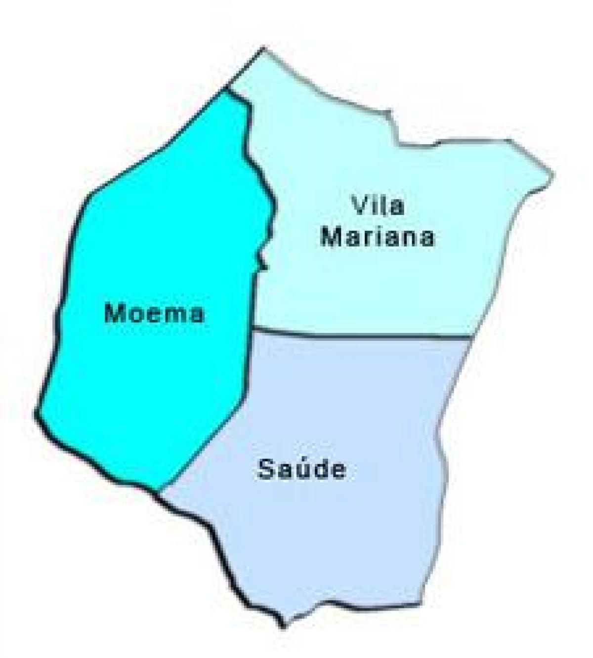 Zemljevid Vila Marianski sub-prefekturi