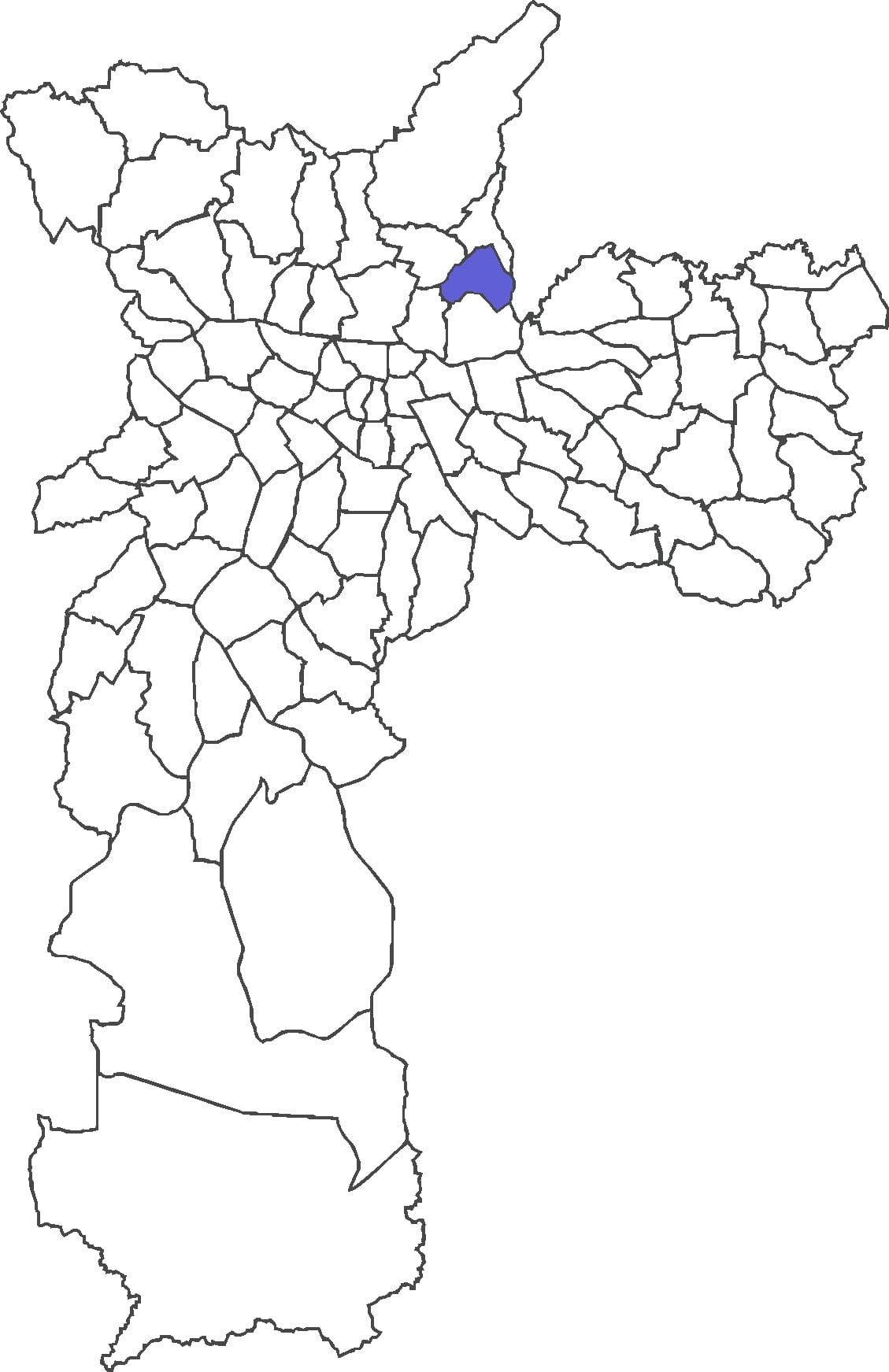 Zemljevid Vila Medeiros okrožno