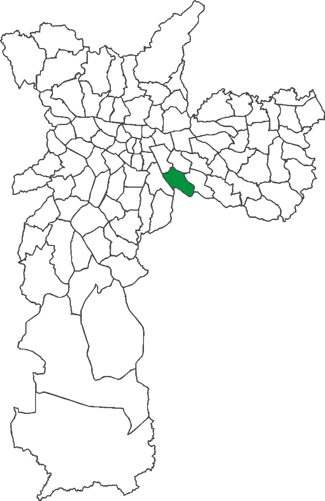 Zemljevid Vila Prudente okrožno