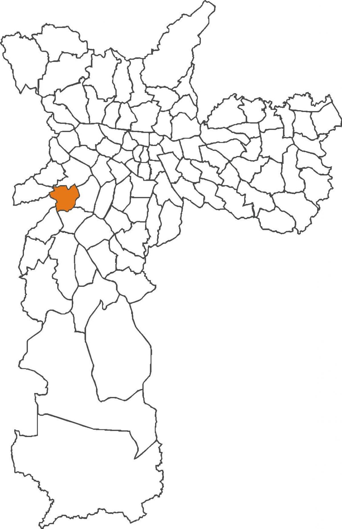 Zemljevid Vila Sônia okrožno