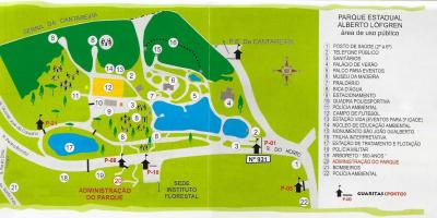 Zemljevid Alberto Löfgren park