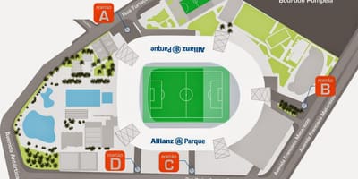 Zemljevid Allianz Parque São Paulo