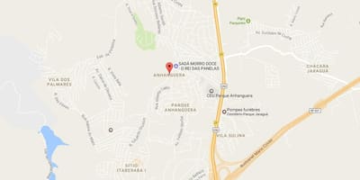 Zemljevid Anhangüera São Paulo