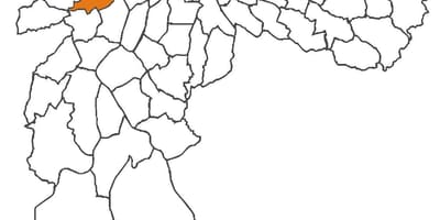 Zemljevid Butantã okrožno