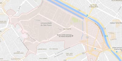 Zemljevid Butantã São Paulo