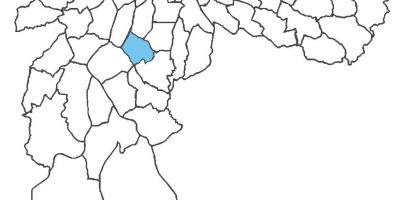 Zemljevid Campo Belo okrožno