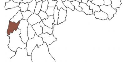 Zemljevid Capão Redondo okrožno
