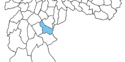 Zemljevid Cidade Ademar okrožno