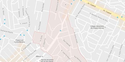 Zemljevid Cidade Ademar São Paulo