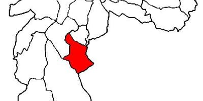 Zemljevid Cidade Ademar sub-prefekturi São Paulo
