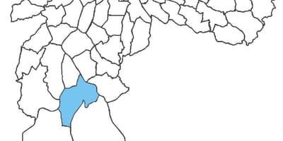 Zemljevid Cidade Dutra okrožno