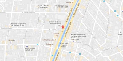 Zemljevid Cursino São Paulo