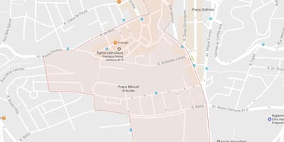 Zemljevid Freguesia ne Ó São Paulo