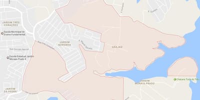 Zemljevid Grajaú São Paulo