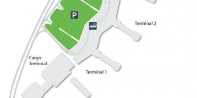 Zemljevid GRU letališče