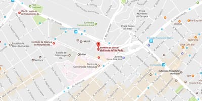 Zemljevid Inštitut za Raka São Paulo