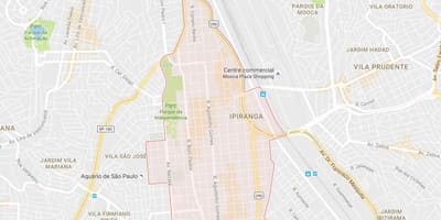 Zemljevid Ipiranga São Paulo