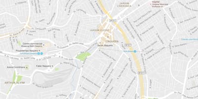 Zemljevid Itaquera São Paulo